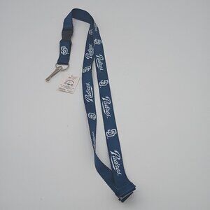 Lanyard Neck Clip Keychain  San Diego Padres